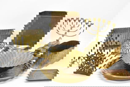 Group of Metal Table Articles