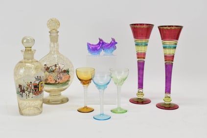 Group of Assorted Modern Glass