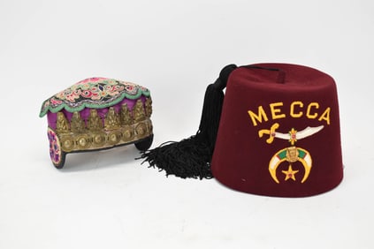 Vintage Gemsco Mecca Shriner Cap