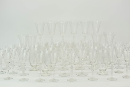 Group of Rock Sharpe Crystal Stemware