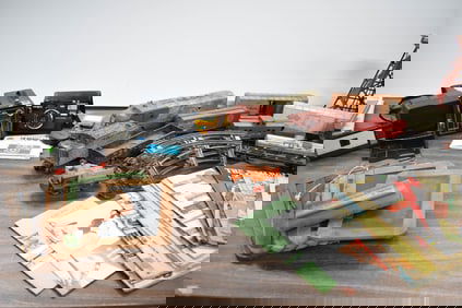 Group of Assorted Toy Trains