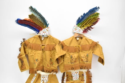 Two Walls of Texas Native American Costumes