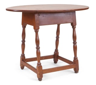 Queen Anne Turned Maple Tavern Table