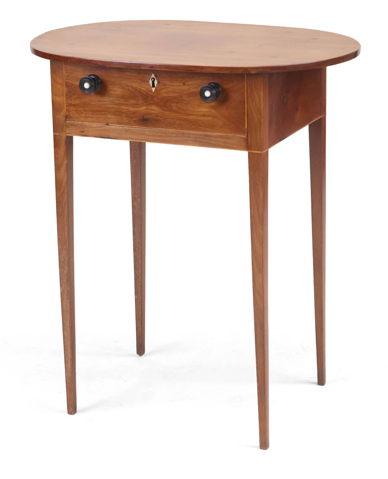 Federal Mahogany One-Drawer Work Table (1 of 10)