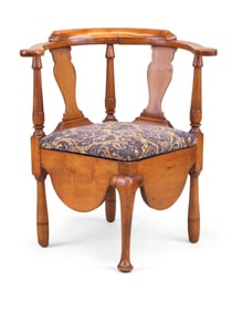 Queen Anne Maple Corner Chair