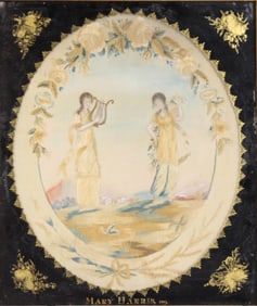 Mary Harris, Silk Embroidered Needlework