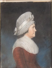Attrib. James Sr or Ellen Sharples, Portrait of a Woman, c.1790-1800, Pastel