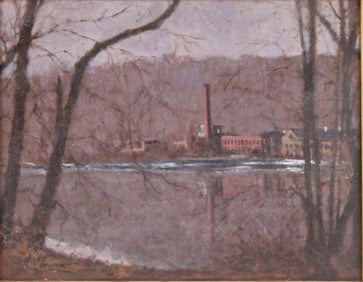 Anthony Michael Autorino, 1937-2015, Union Mills, South New Hope, Oil on Board