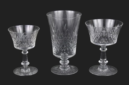 Group of Fosteria "Wakefield" Colorless Glass Stemware