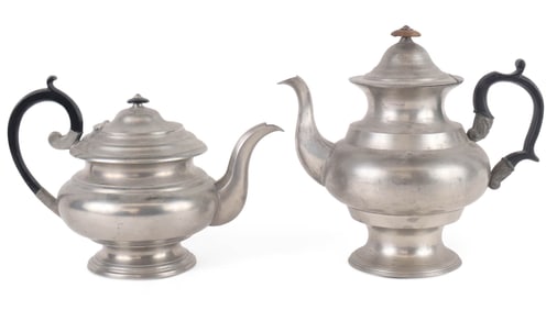 Pewter Coffeepot and Teapot