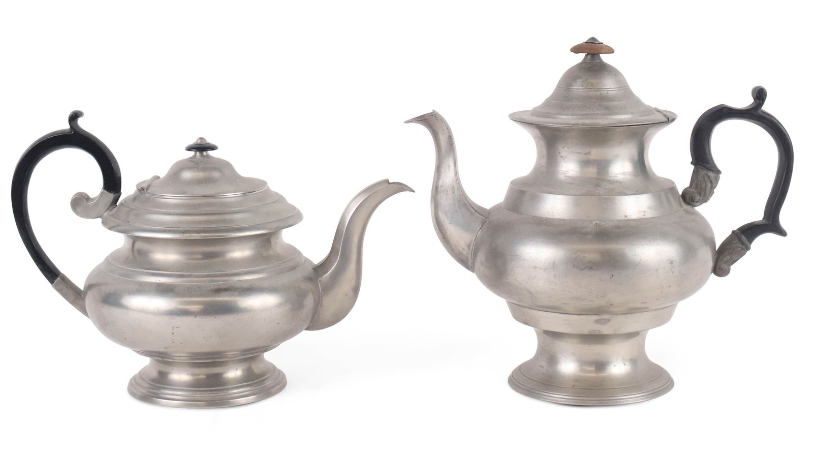 Pewter Coffeepot and Teapot (1 of 12)
