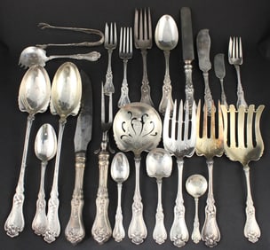 Sterling Silver Flatware in the Violet Pattern