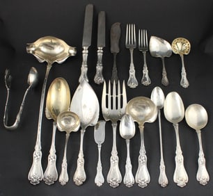 Whiting Sterling Flatware in the Violet Pattern