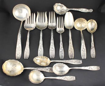 Whimsical Sterling Berry Pattern By Whiting