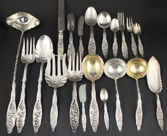 Sterling Silver Lily of the Valley Flatware