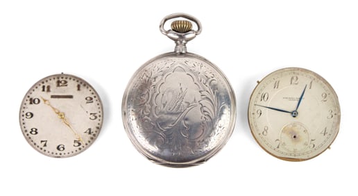 High-Grade P. Moser Silver Hunter Case Pocketwatch