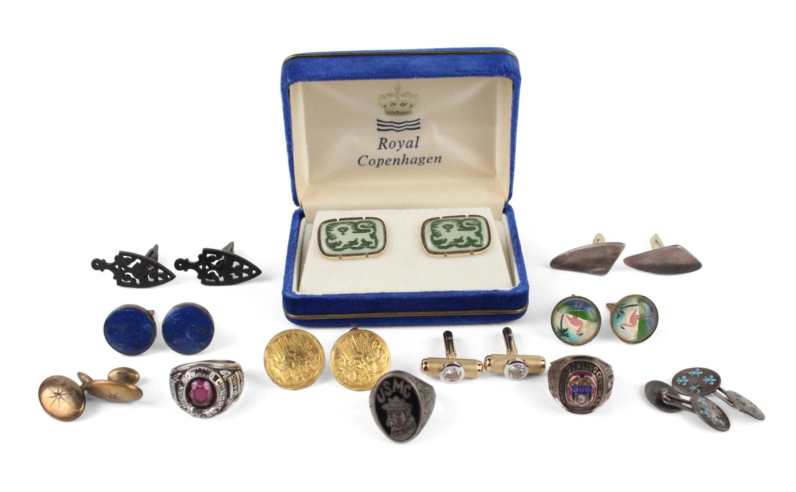 Nine Pairs of Men's Cufflinks (1 of 20)