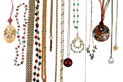 Group of Costume Jewelry Necklaces