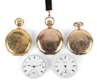 Elgin 18 Size Hunter Case Pocketwatch