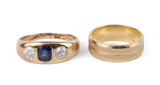 Vintage 14K Yellow Gold Band