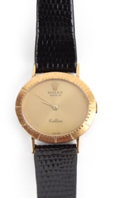 Vintage Rolex Cellini Mechanical Ladies Gold Wristwatch