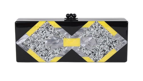 Edie Parker Clutch with Geometric Design