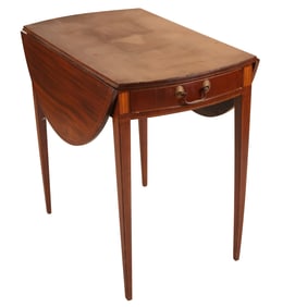 Federal Inlaid Mahogany Pembroke Table