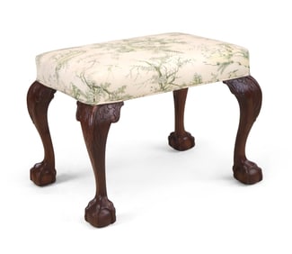 Chippendale Mahogany Footstool