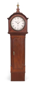 Scottish George III Mahogany Wall Timepiece