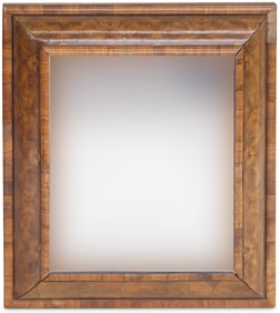 William & Mary Oyster-Veneered Walnut Mirror