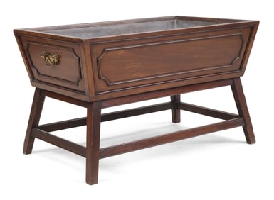 George III Mahogany Wine Cooler on Stand