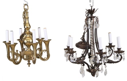 Two Chandeliers