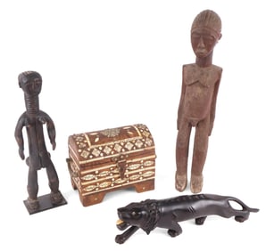 Two Carved African Sculptures