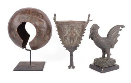 Benin Bronze Cockerel