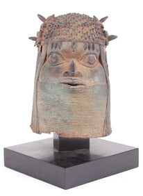 Benin Bronze Head