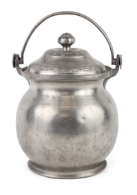 Pewter Biscuit Barrel
