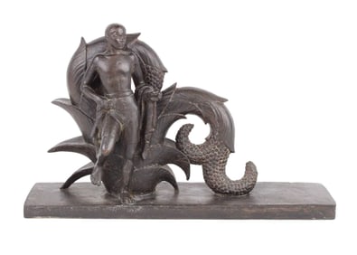 After Paul Howard Manship, 1885-1966, Study for Male Figure, Prometheus Fountain, Rockefeller