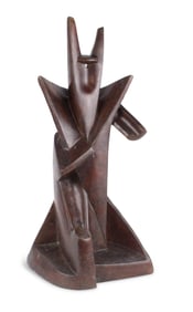 After Alexander Archipenko, 1887-1964, King Solomon, Bronze