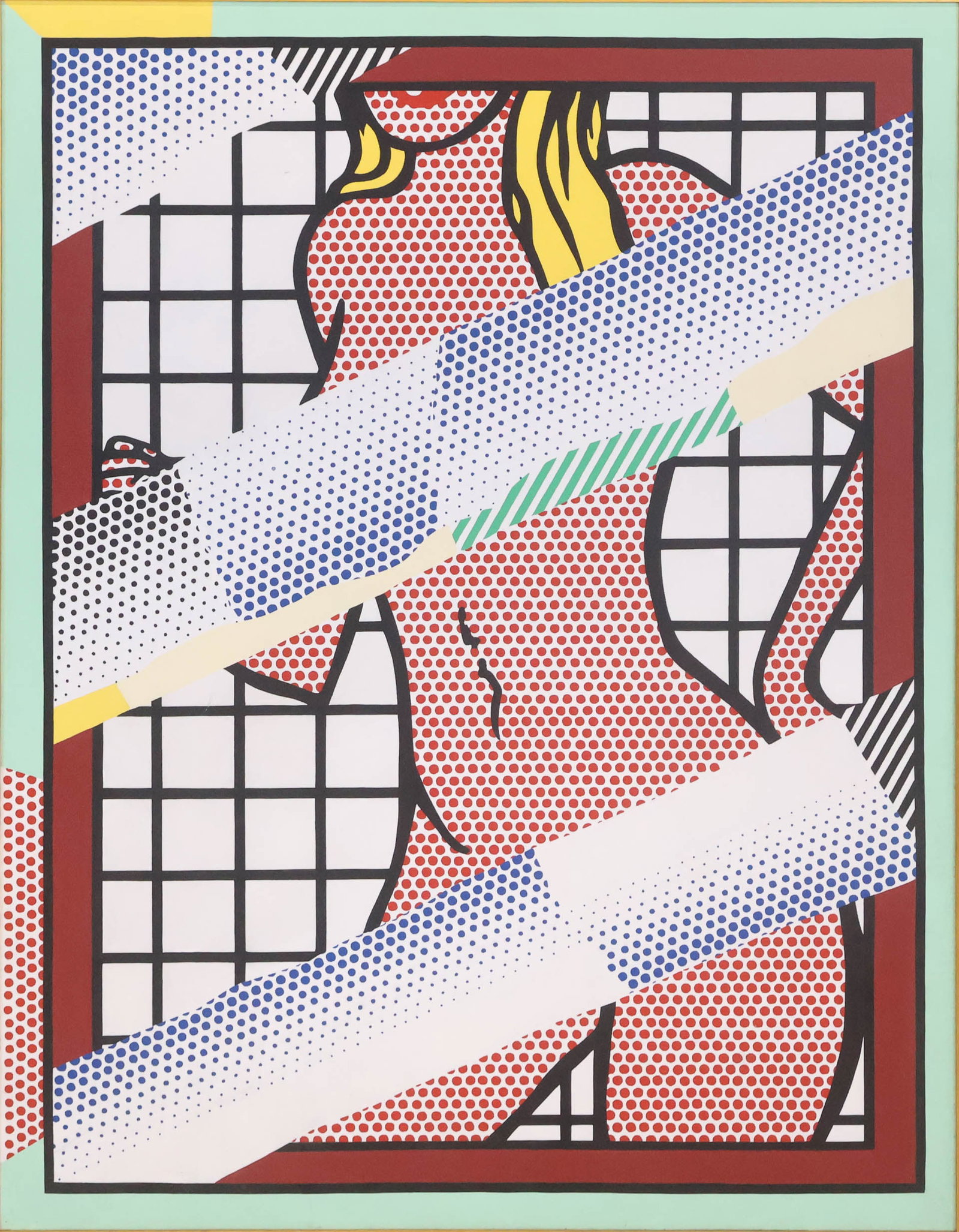 After Roy Lichtenstein, 1923-1997, Reflections on Jessica Helms, Print on Canvas (1 of 16)