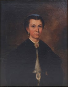 Portrait of a Lady, Oil on Canvas