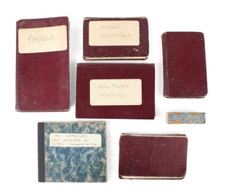 Manfred Schwartz, 1908-1970, Six Sketchbooks, Mixed Media