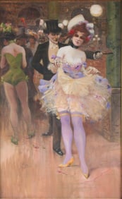 Georges Payen, Moulin Rouge, Pastel on Paper