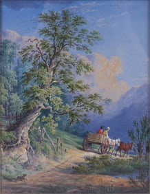 William Rickarby Miller, 1818-1893, Returning from Work, Watercolor