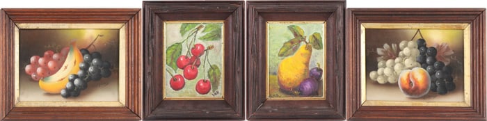 LeMond, Still Life's of Fruit, Pastels on Paper