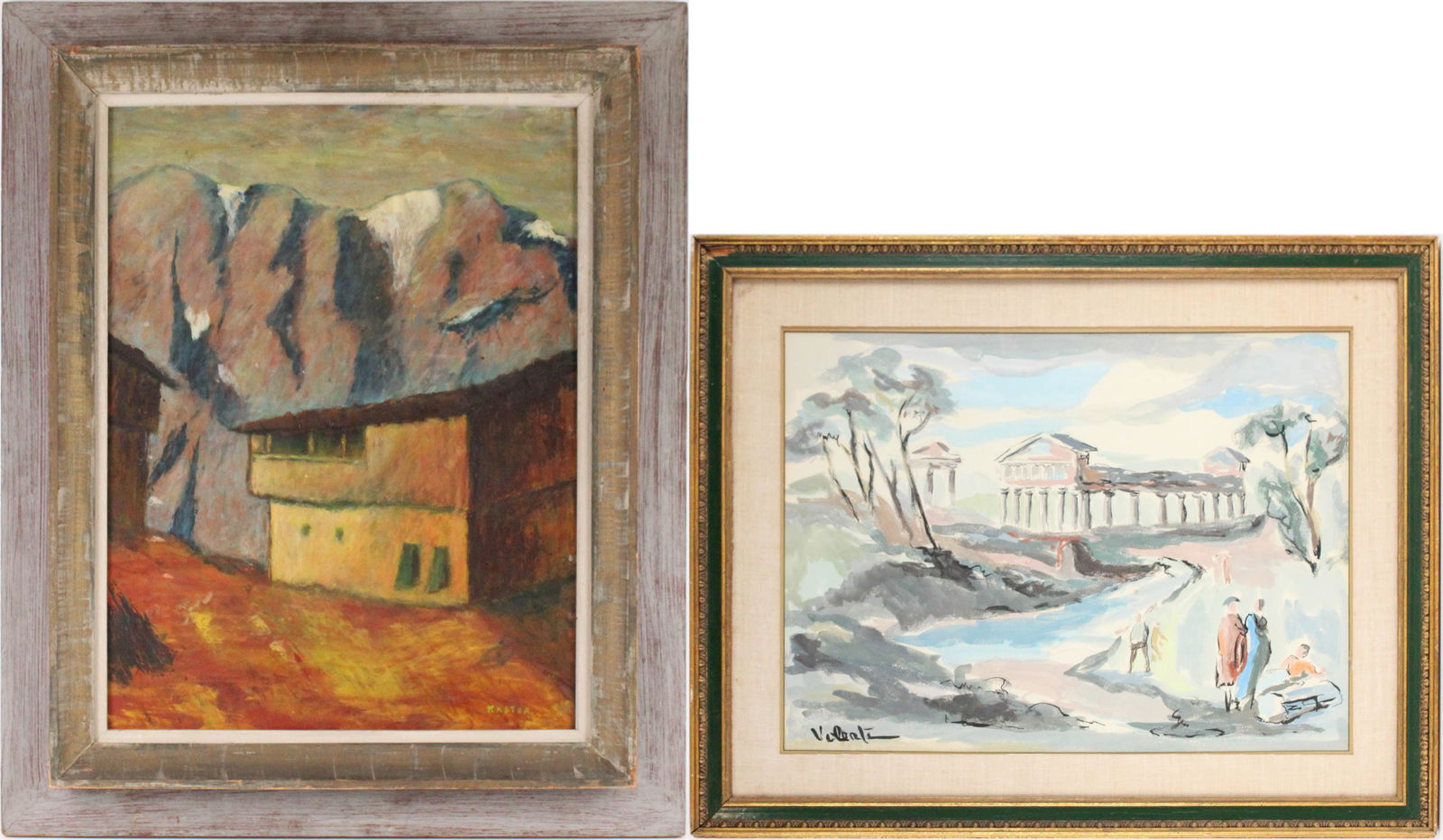 Kastor, House in Desert, Oil on Board (1 of 13)