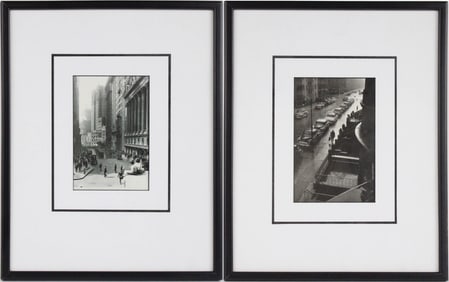 Two New York City, Black and White Photos