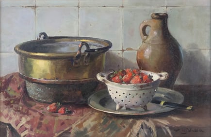 Daniel Muehlhaus, Dutch 1907-1981, Still Life, Oil on Canvas
