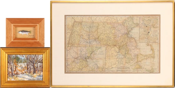 Helen Sharp Potter, American 1926-2018, Nantucket November, Oil on Board