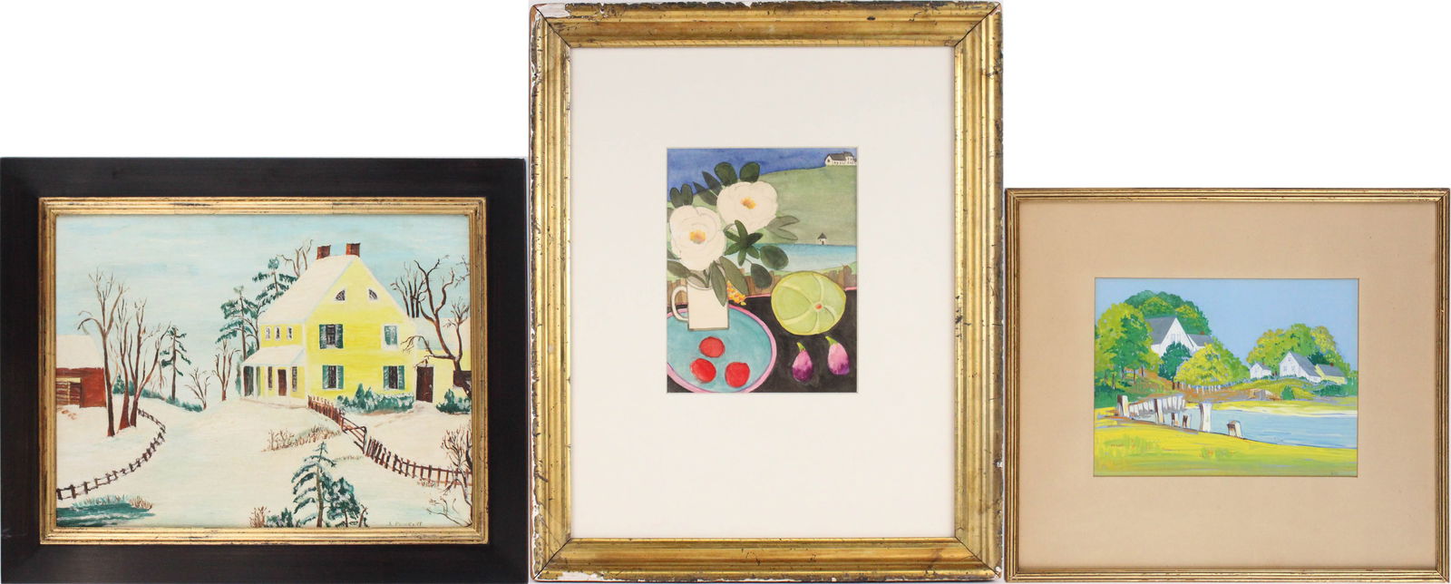 S. Prickett, Winter Scene, Oil on Board (1 of 15)