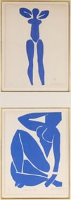 Henri Matisse, French 1869-1954, Nus Bleus II and III, Lithograph, Bears Signature